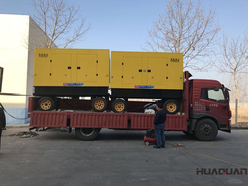 河南省許昌市馬先生兩臺移動拖車防雨棚發(fā)電機(jī)組在3.26號發(fā)貨了