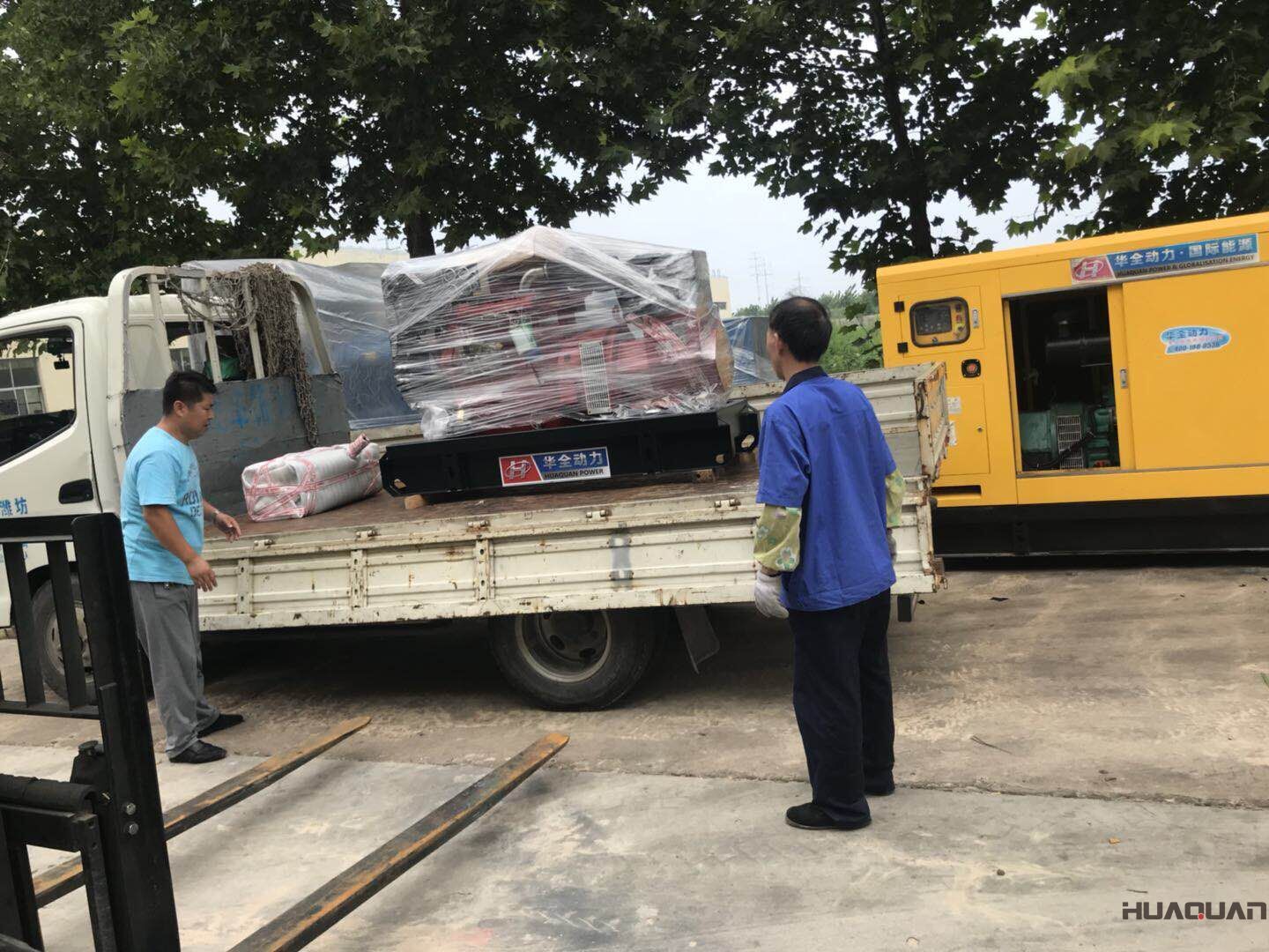 一臺30kw標(biāo)配型柴油發(fā)電機組于7月30號發(fā)往安徽