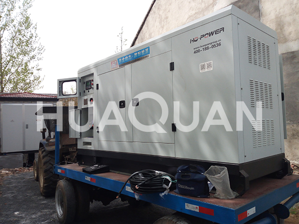 河北肥鄉縣供電公司300kW移動式發電機組電站