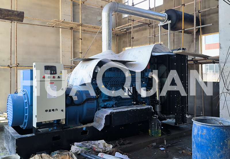 陜西西安某部隊550kW發電機組電站項目